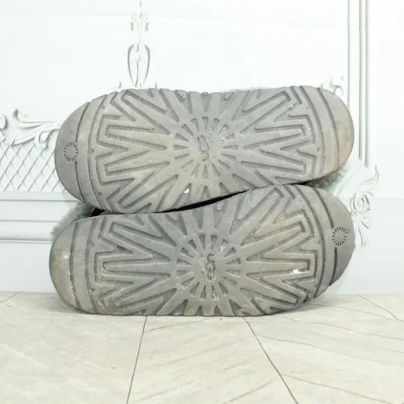 UGG Australia Bailey Brown Suede Lined Button Winter Ankle Boots US 6 - Picture 9 of 9